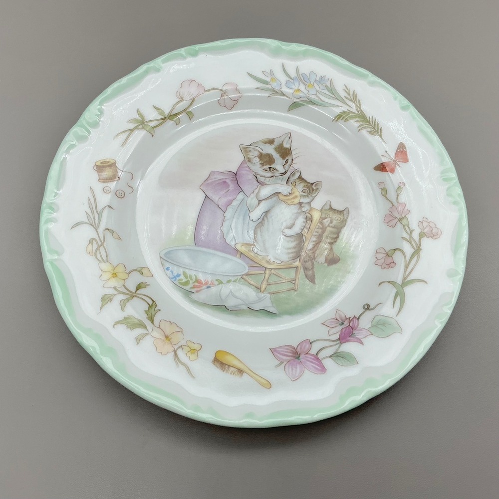 Royal Albert Beatrix Potter Tom Kitten Teatime Collection Bone China Plate 1986